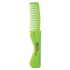 Folding Hair Combs lime green